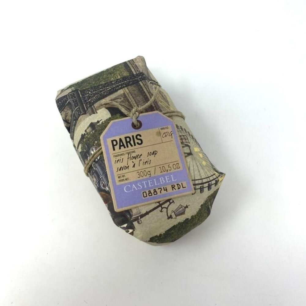 Castelbel Paris Iris Flower 10.5 Oz Soap Made In Portugal Artisanal
